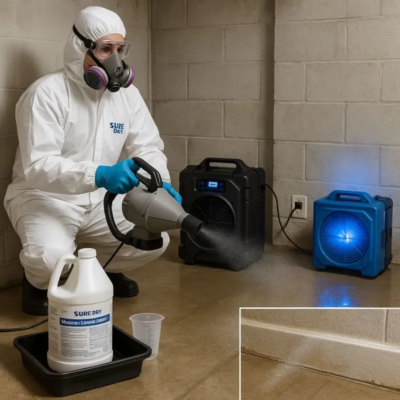 Sanitization and Odor Removal process in Needham, MA