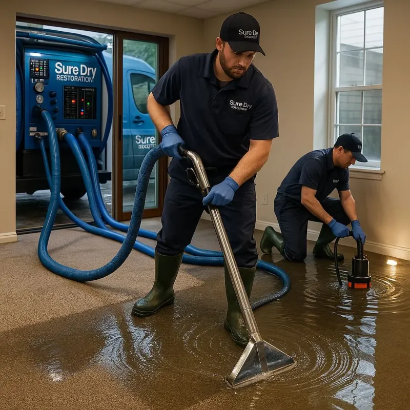 Water Extraction and Removal process in Needham, MA
